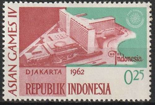 INDONESIA 1962 The 4th Asian Games, Jakarta  MINT SG 906