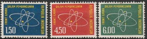 INDONESIA 1962 `Science for Development` MINT SG 935-7