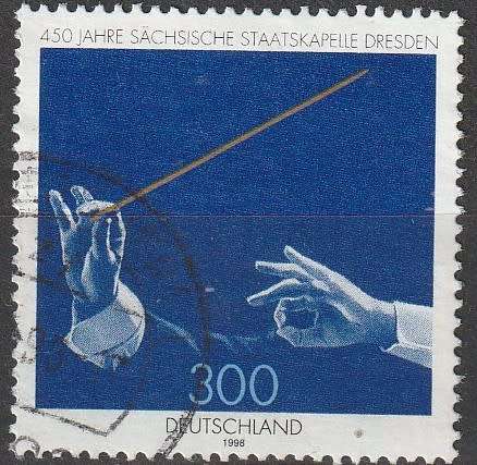 GERMANY 1998 The 450th Anniversary of the Saxon State Chappel in Dresden ULH SG 2881