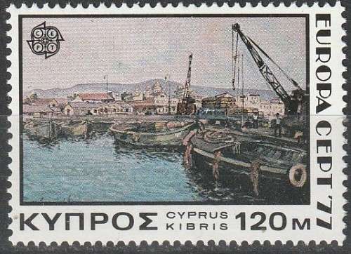 CYPRUS 1977 EUROPA Stamps - Landscapes FINE MINT SG 484
