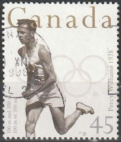 CANADA 1996 Canadian Olympic Gold Medal Winners FINE USED SCOTT 1612
