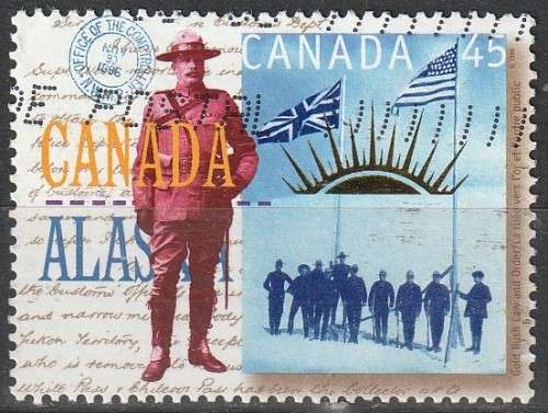 CANADA 1996 The 100th Anniversary of the Yukon Gold Rush FINE USED SCOTT 1606C