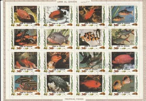 THEMATIC FISH FULL SHEET UMM AL QIWAIN