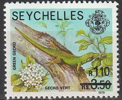 SEYCHELLES 1979 Issue of 1977 Surcharged FINE MINT SG 488