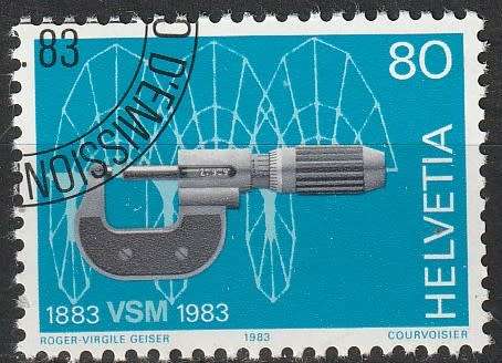 SWITZERLAND 1983 Anniversaries FINE USED SG 1053