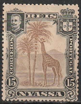 NYASSA COMPAMY 1901 Giraffe MM SG 30