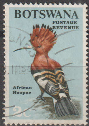BOTSWANA 1967 Birds ULH SG 221