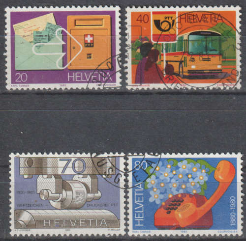 SWITZERLAND 1980 PTT Series ULH SG 995-8