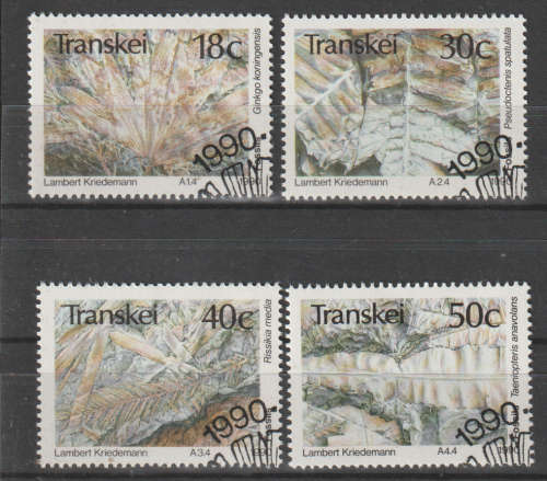 TRANSKEI 1990 Fossil Plants  CTO