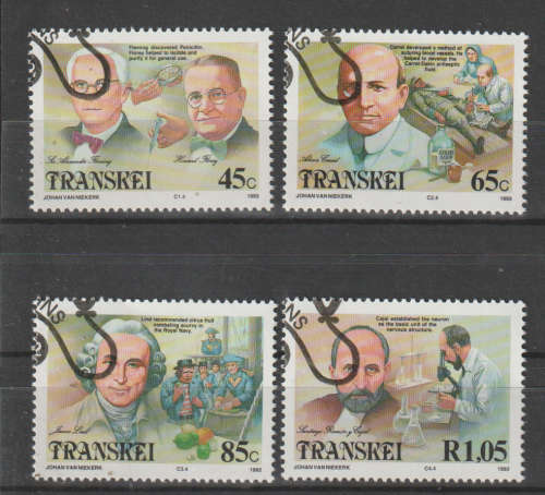TRANSKEI 1993 Famous People of Medicine CTO