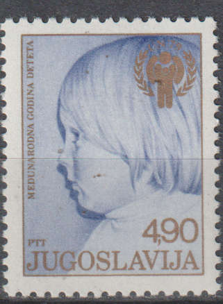 YUGOSLAVIA 1979 International Year of the Child  UMM SG 1868