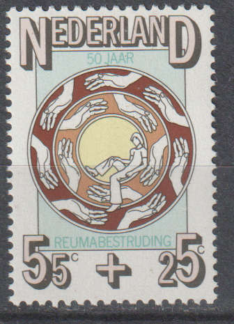 NETHERLANDS 1976 The 50th Anniversary of the Anti-Rheumatism Association MM SG 1251