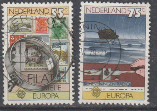 NETHERLANDS 1979 EUROPA Stamps - Post and Telecommunications ULH SG 1315/6