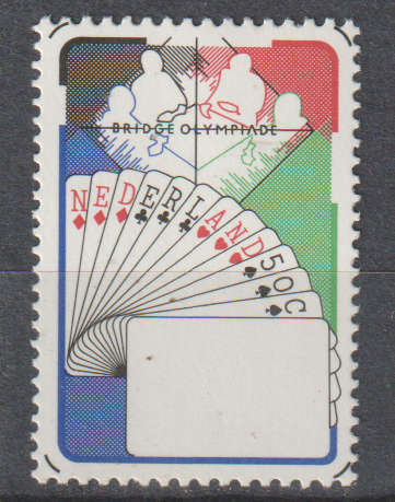 NETHERLANDS 1980 International Bridge Tournament FINE MINT SG 1340