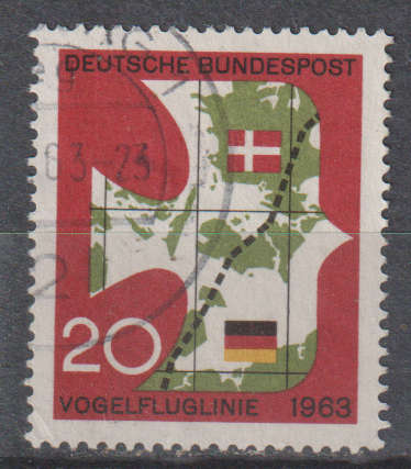 GERMANY 1963 The Opening of the Direct Line to Copenhagen ULH SG 1313