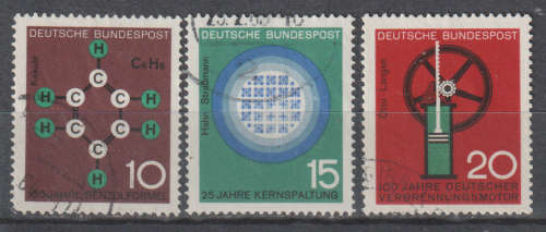 GERMANY 1964 Anniversaries in Technic and Science ULH SG 1345-7