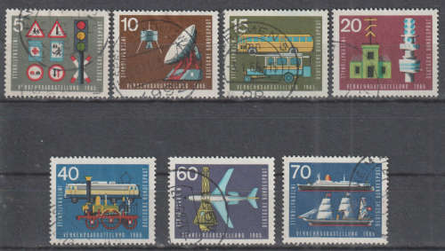 GERMANY 1965 International Traffic Exhibition ULH SG 1389-95