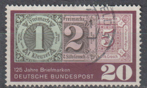 GERMANY 1965 The 125th Anniversary of the First German Stamp ULH SG 1403