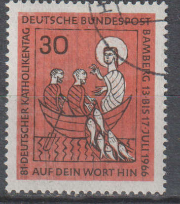 GERMANY 1966 The 81st Catholic Day in Bamberg ULH SG 1420