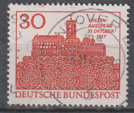 GERMANY 1967 The 450th Anniversary of the Reformation ULH SG 1449