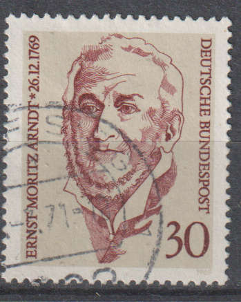 GERMANY 1969 The 200th Anniversary of the Birth of Ernst Moritz Arndt ULH SG 1511