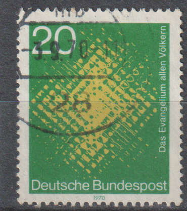 GERMANY 1970 Mission of the World ULH SG 1556