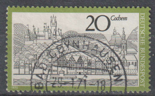 GERMANY 1970 The Town Cochem ULH SG 1558