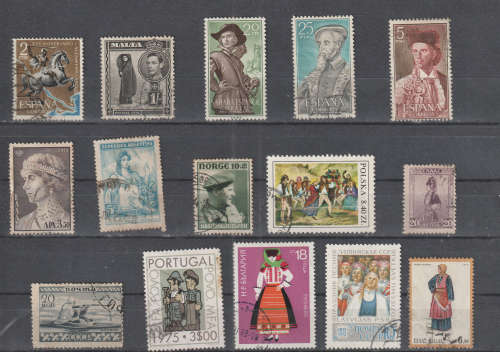 THEMATIC COSTUMES BID PER STAMP TO TAKE ALL CARD EXCLUDED