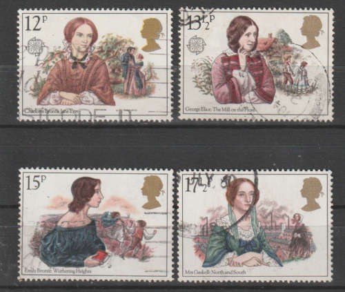 GB 1980 Victorian Novelists ULH SG 1125-8
