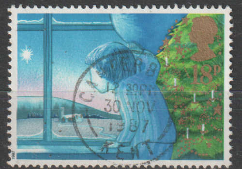 GB 1987 Christmas Stamps ULH SG 1376