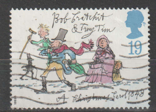 GB 1993 Christmas Stamps - `A Christmas Carol` by Charles Dickens ULH SG 1790