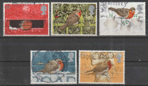 GB 1995 Christmas Stamps ULH SG 1896-1900