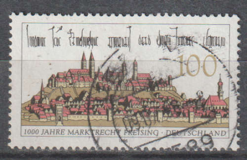 GERMANY 1996 The 1000th Anniversary of Freisings Franchise to Hold a Fair ULH SG 2715