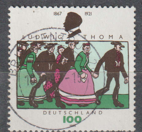 GERMANY 1996 The 50th Anniversary of the Death of Ludwig Thomas ULH SG 2727