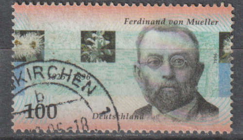 GERMANY 1996 The 100th Anniversary of the Death of Ferdinand von Mueller, Botanist ULH SG 2740