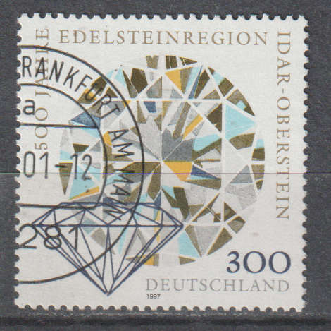 GERMANY 1997 The 500th Anniversary of Idar-Oberstein Gem-area ULH SG 2766