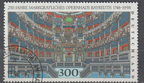 GERMANY 1998 The 250th Anniversary of the Opera House in Bayreuth ULH SG 2845