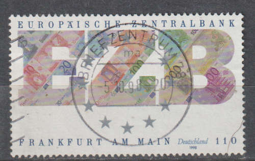 GERMANY 1998 The Foundation of the European Central Bank in Frankfurt am Main ULH SG 2859