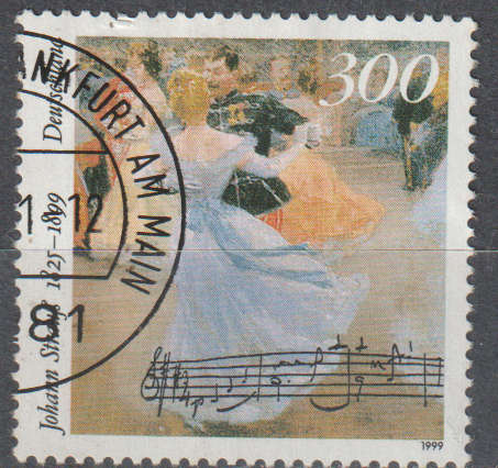 GERMANY 1999 The 100th Anniversary of the Death of Johann Struass, Composer ULH SG 2914