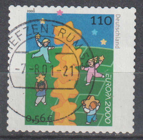 GERMANY 2000 EUROPA Stamps - Tower of 6 Stars ULH SG 2962