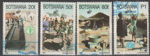 BOTSWANA 1995 The 50th Anniversary of United Nations UNH SG 805-808