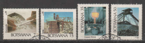 BOTSWANA 1984 Mining Industry UNH SG 554-7