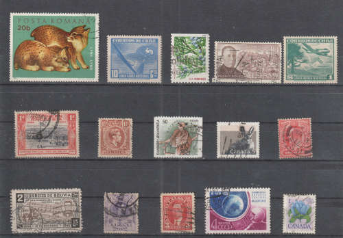 WORLD SELECTION BID PER STAMP TO TAKE ALL CARD EXCLUDED