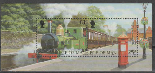 ISLE OF MAN 1998 The 125th Anniversary of Railroads on Isle of Man ULH SG 807