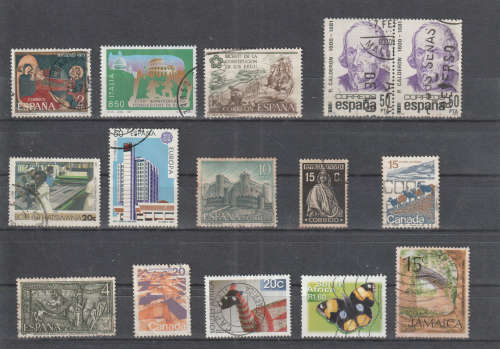 WORLD SELECTION BID PER STAMP TO TAKE ALL CARD EXCLUDED