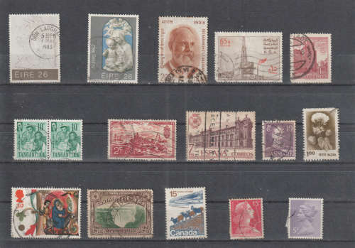 WORLD SELECTION BID PER STAMP TO TAKE ALL CARD EXCLUDED