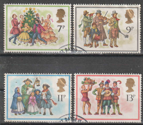 ENGLAND 1978 Christmas Stamps ULH SG 1071-4