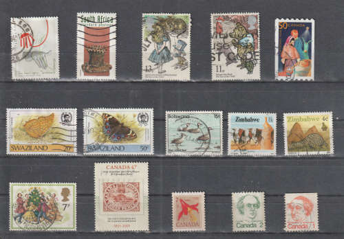 WORLD SELECTION BID PER STAMP TO TAKE ALL CARD EXCLUDED