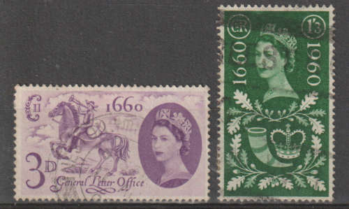ENGLAND  1960 The 300th Anniversary of the Act Establishing the General Post ULH  SG 619/2 CV R40.20