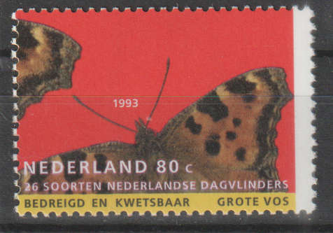 NETHERLANDS 1993 Butterflies UMM SG 1674